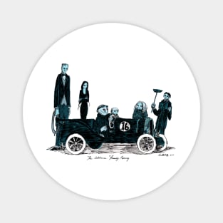 Addams Family Racing Magnet